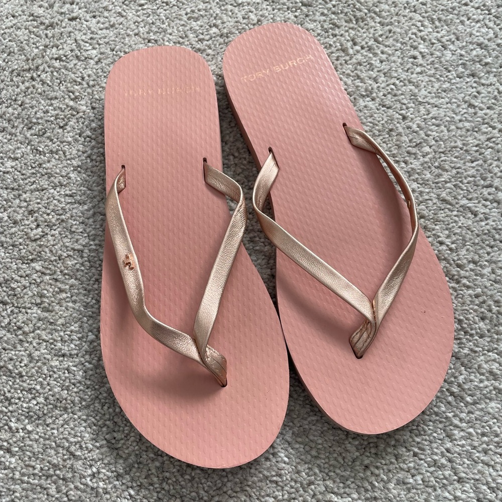 Tory Burch Logo Sandals